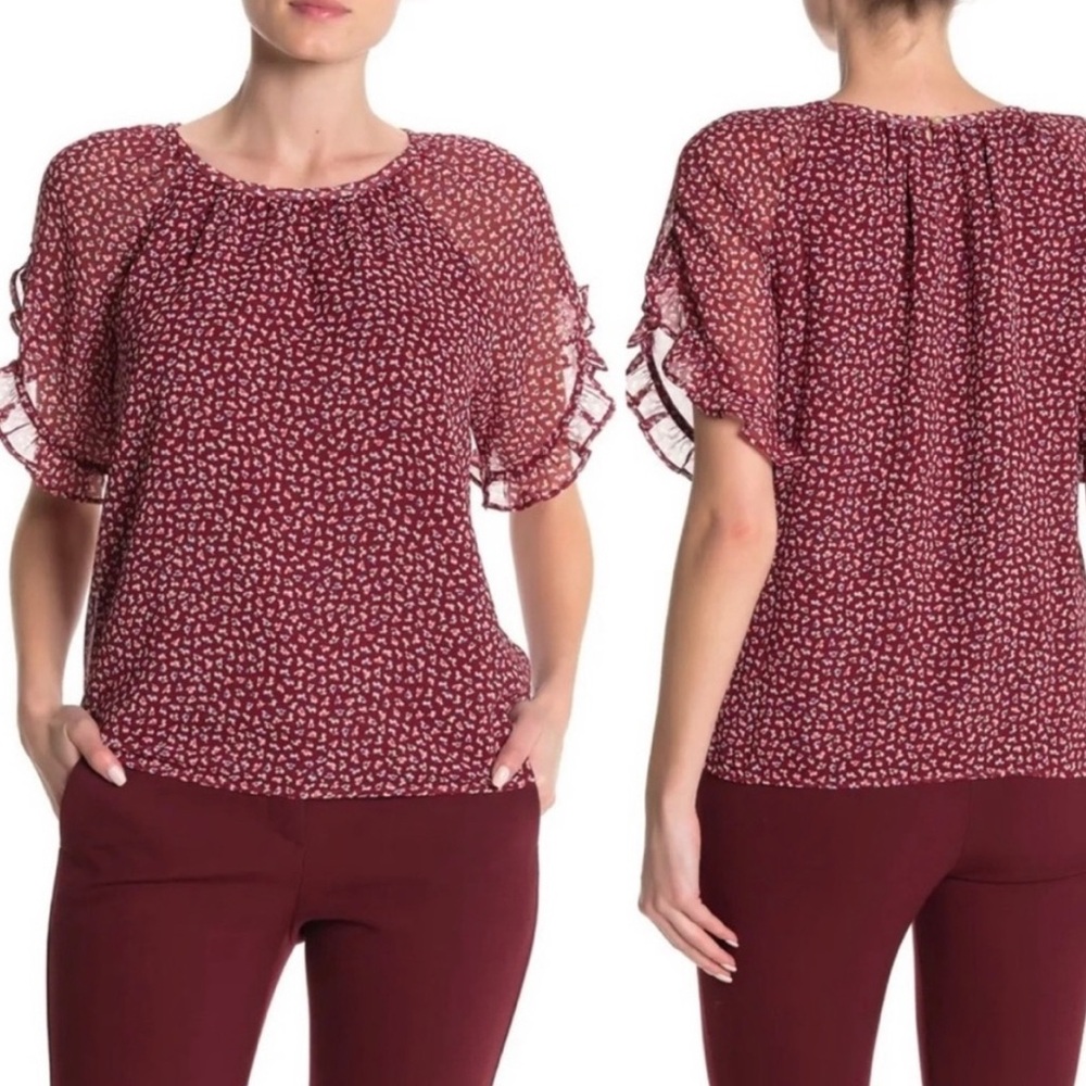 Madewell Memento Ruffle Sleeved Blouse
